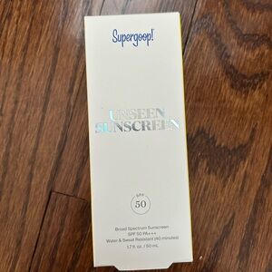 Supergoop! Unseen Sunscreen SPF 50 - White and Yellow Packaging